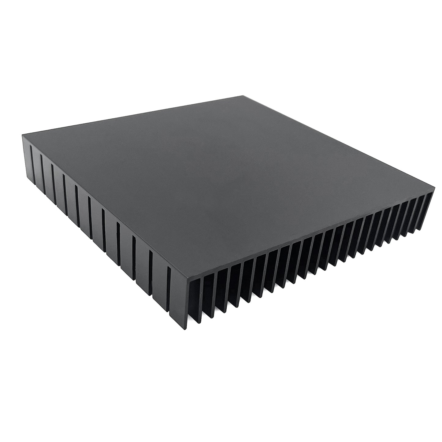 120mm Large Heatsink Aluminum Heat Sink 4.72x4.72x0.79Inch/ 120x120x20mm Square Cooler for Router Cooling Base and Power Supply IC Graphics Card Memory Heat Sink 120mmx120mmx20mm