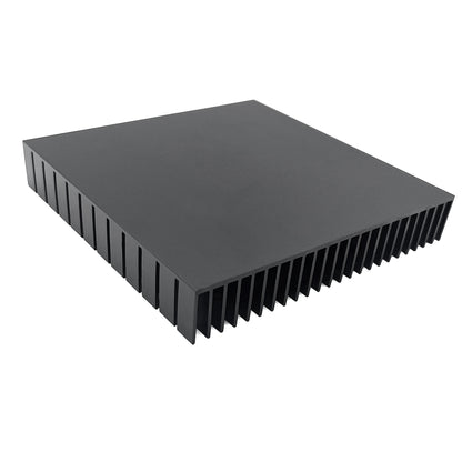 120mm Large Heatsink Aluminum Heat Sink 4.72x4.72x0.79Inch/ 120x120x20mm Square Cooler for Router Cooling Base and Power Supply IC Graphics Card Memory Heat Sink 120mmx120mmx20mm