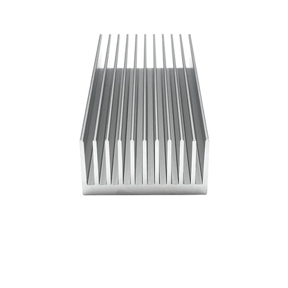 Aluminum Heat Sink100x40x20mm - Chipset Heatsink Cooler with Extruded Fins for PCB, GPU, LED Cooling