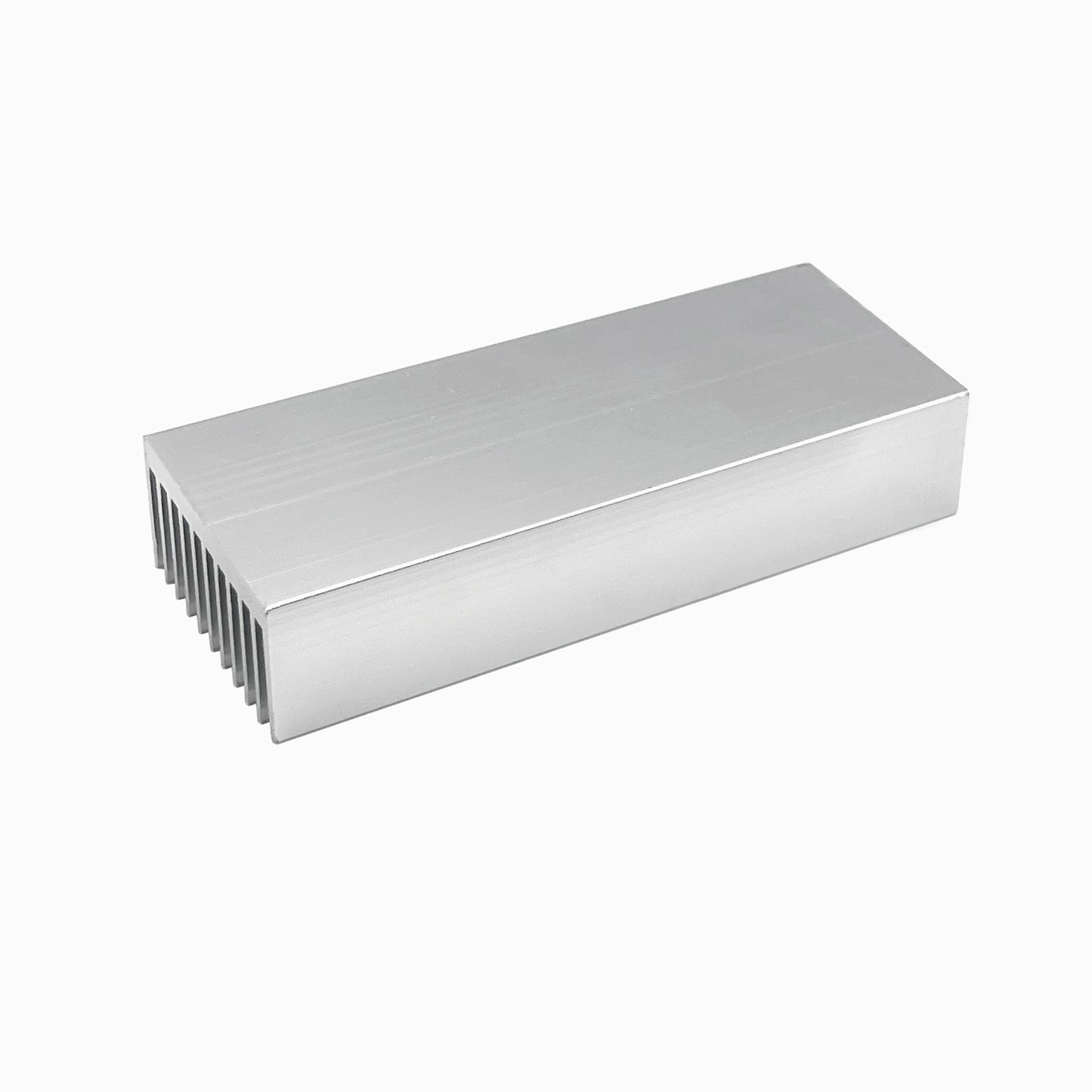 Aluminum Heat Sink100x40x20mm - Chipset Heatsink Cooler with Extruded Fins for PCB, GPU, LED Cooling
