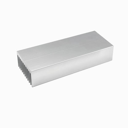 Aluminum Heat Sink100x40x20mm - Chipset Heatsink Cooler with Extruded Fins for PCB, GPU, LED Cooling