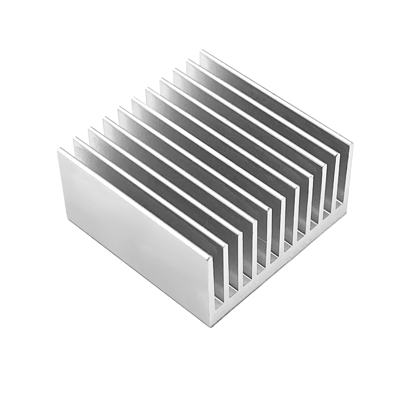 Anodized Aluminium Heat Sink 40x40x20mm / 1.57"x1.57"x0.79" Heatsink Kit Sync Cooler Cooling Fins 40mm for Electronics Module Computer VRM Led Memory Chip Peltier 3D Printer Stepper Motor