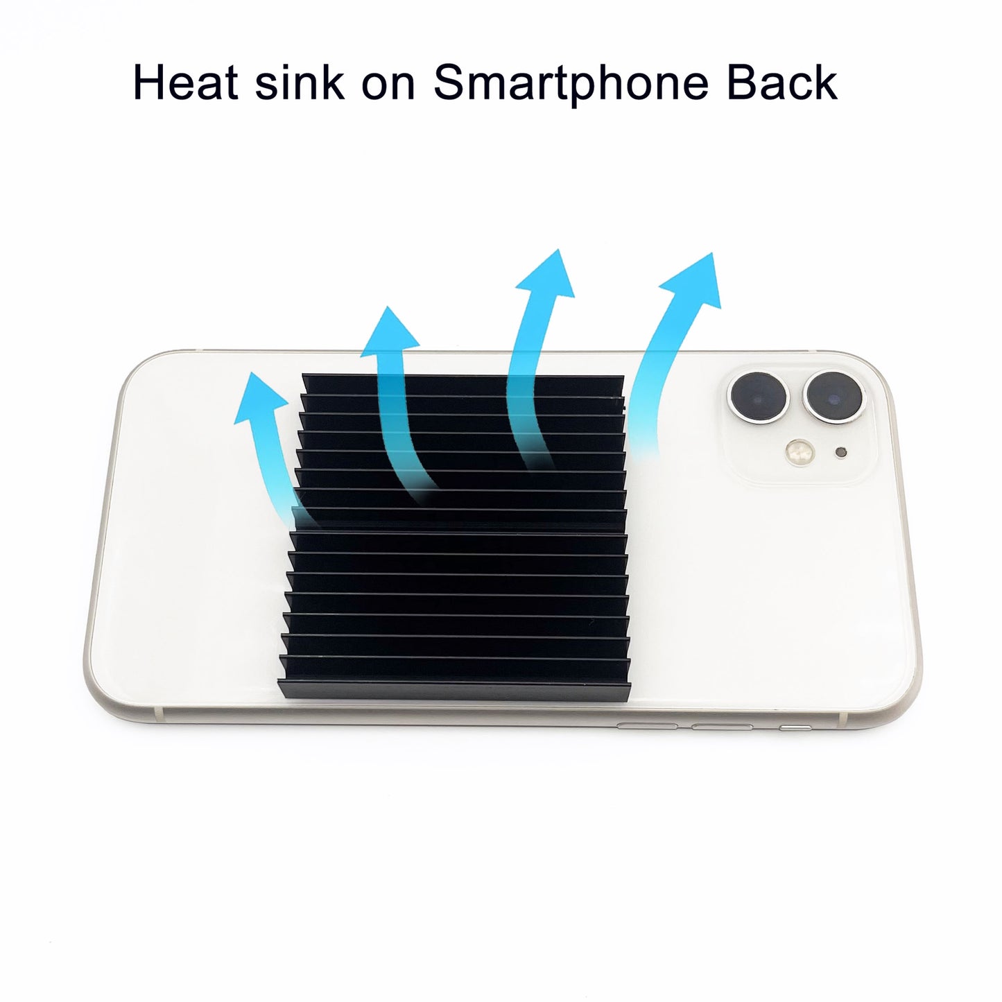 60x60x10mm Heatsink Kit with Thermal Conductive Adhesive Tape, Square Cooler Aluminum Heat Sink Set for for Circuit Board Led Panel Router IC Amplifier Platform Chip Fans and DIY