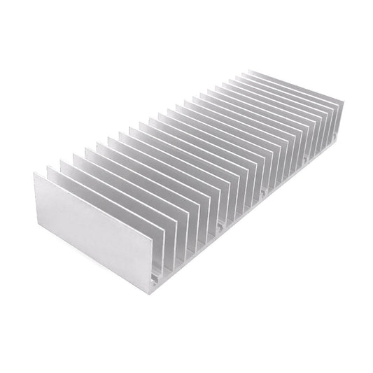 Aluminum Heatsink 60x150x25mm / 2.36x5.91x0.98 Inch Heat Sink Radiator for CPU MOS Tube Circuit Board PCB Heat Sinks Led Cooling Cooler Amplifier Devices with 24 pcs Fins - Sliver