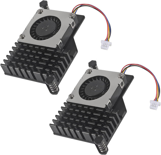 Raspberry Pi 5 Official Active Cooler，Aluminium Heatsink, Variable-Speed Blower (Black)